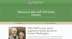 Desktop Screenshot of dentistofficeeverett.com